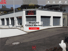 Tablet Screenshot of megacad.ch