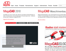 Tablet Screenshot of megacad.de